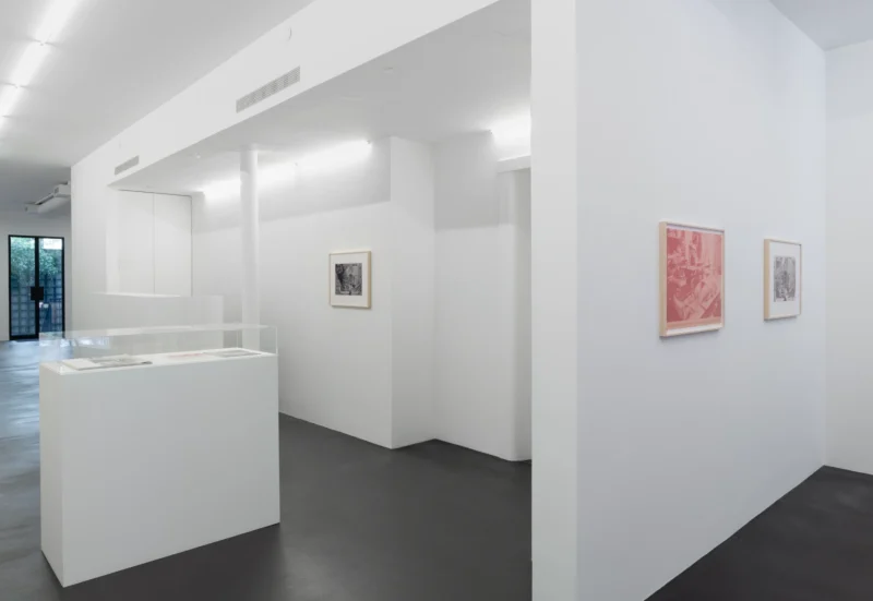 Installation shot from Paul Thek, @ Galerie Buchholz