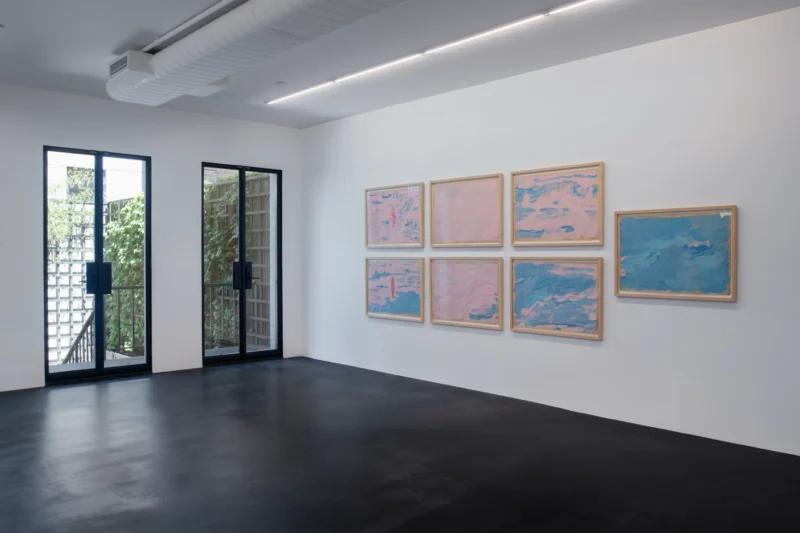 Installation shot from Paul Thek, @ Galerie Buchholz