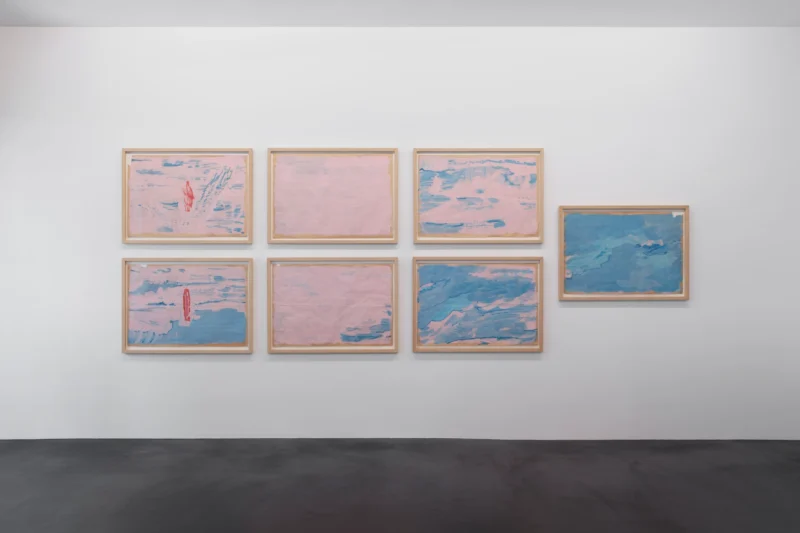 Installation shot from Paul Thek, @ Galerie Buchholz
