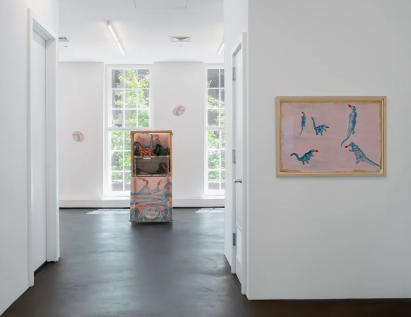 Installation shot from Paul Thek, @ Galerie Buchholz