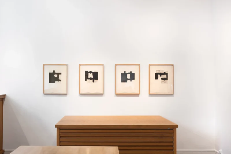 Installation shot from Eduardo Chillida: Selected prints, @ Galerie Lelong