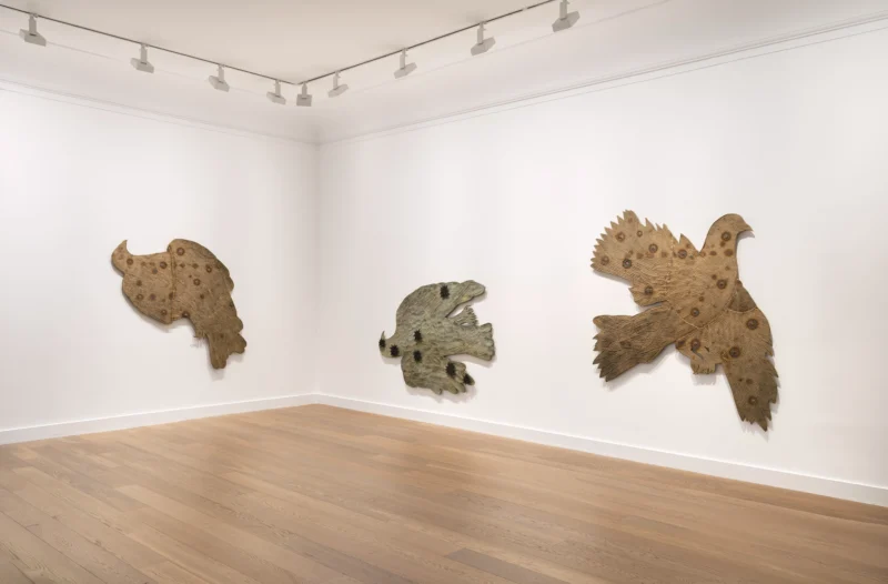 Installation shot from Kiki Smith: Flight, @ Galerie Lelong