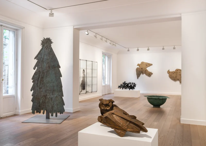 Installation shot from Kiki Smith: Flight, @ Galerie Lelong