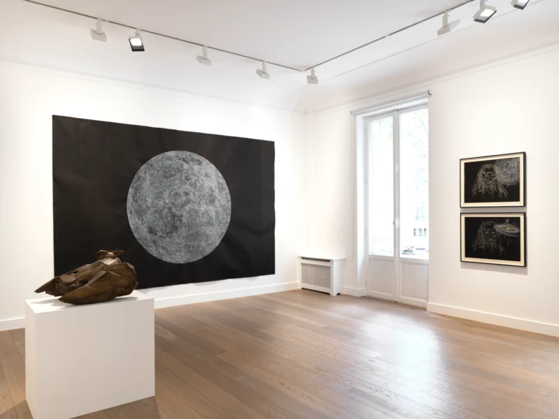 Installation shot from Kiki Smith: Flight, @ Galerie Lelong