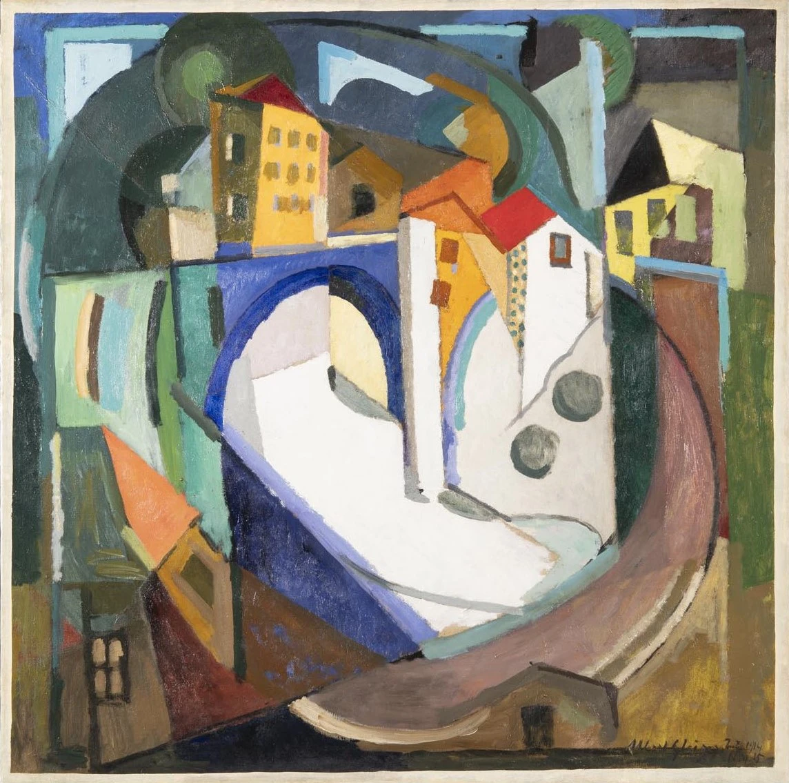 Albert Gleizes, Paysage, 1914-1915