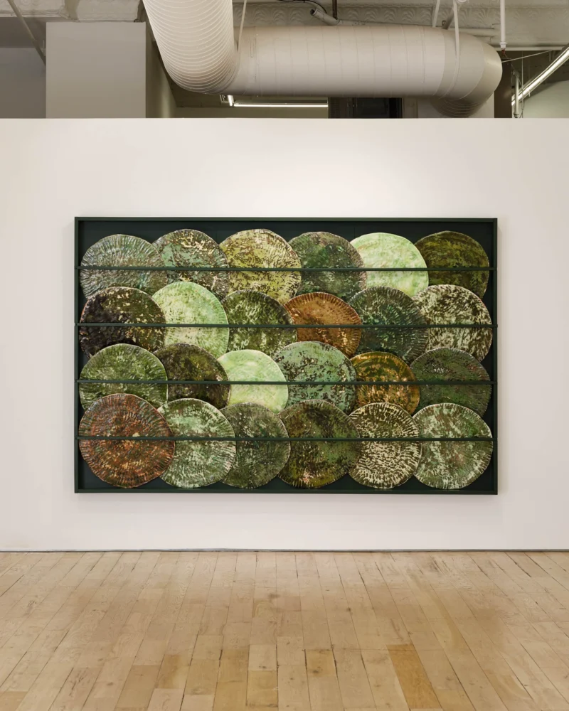Installation shot from Marit Tingleff: Into the Green, @ HB381