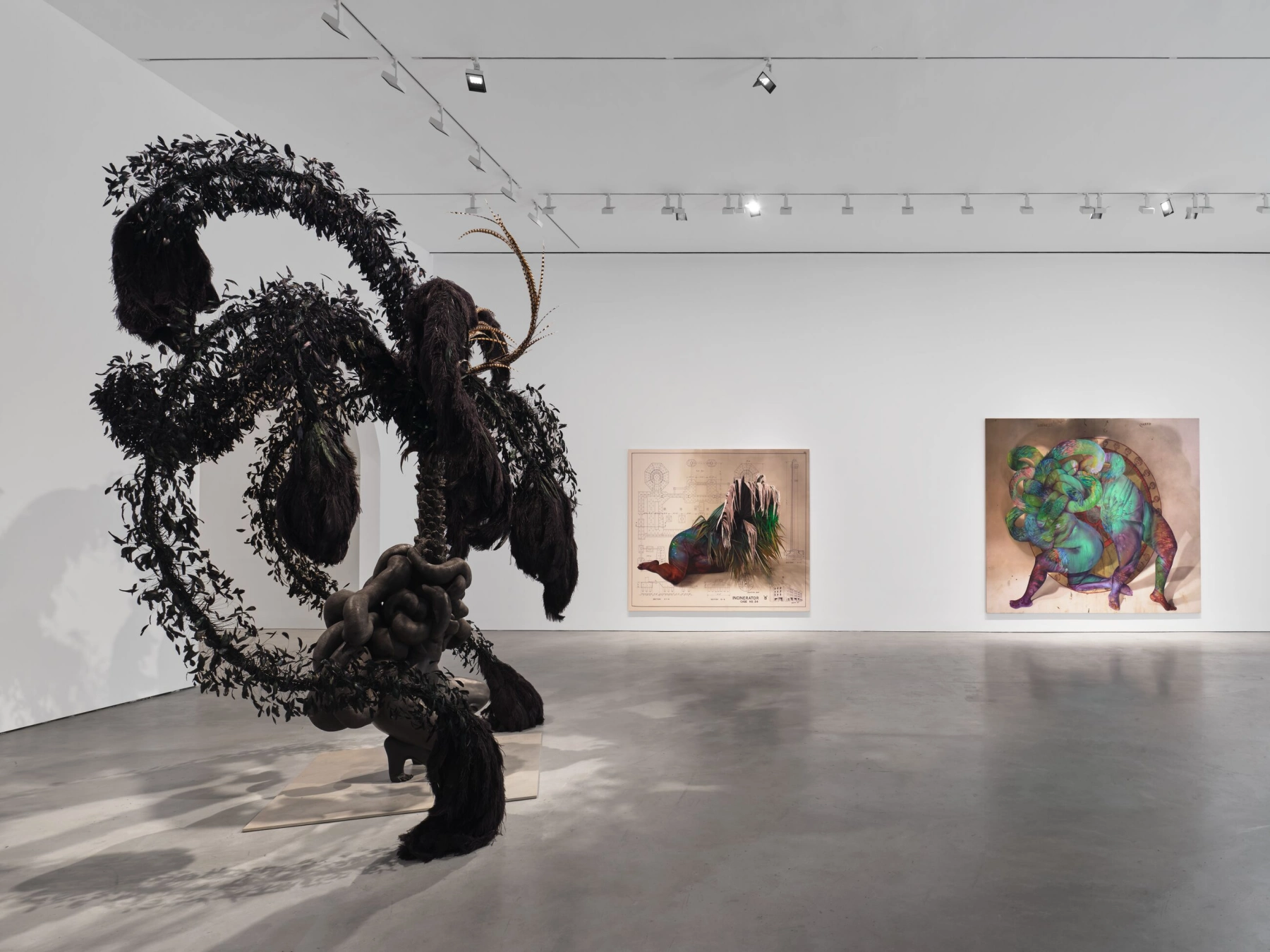 Image for Firelei Báez. Feet squelching on wet grass, nourished by uncertainty, at Hauser & Wirth 22nd Street