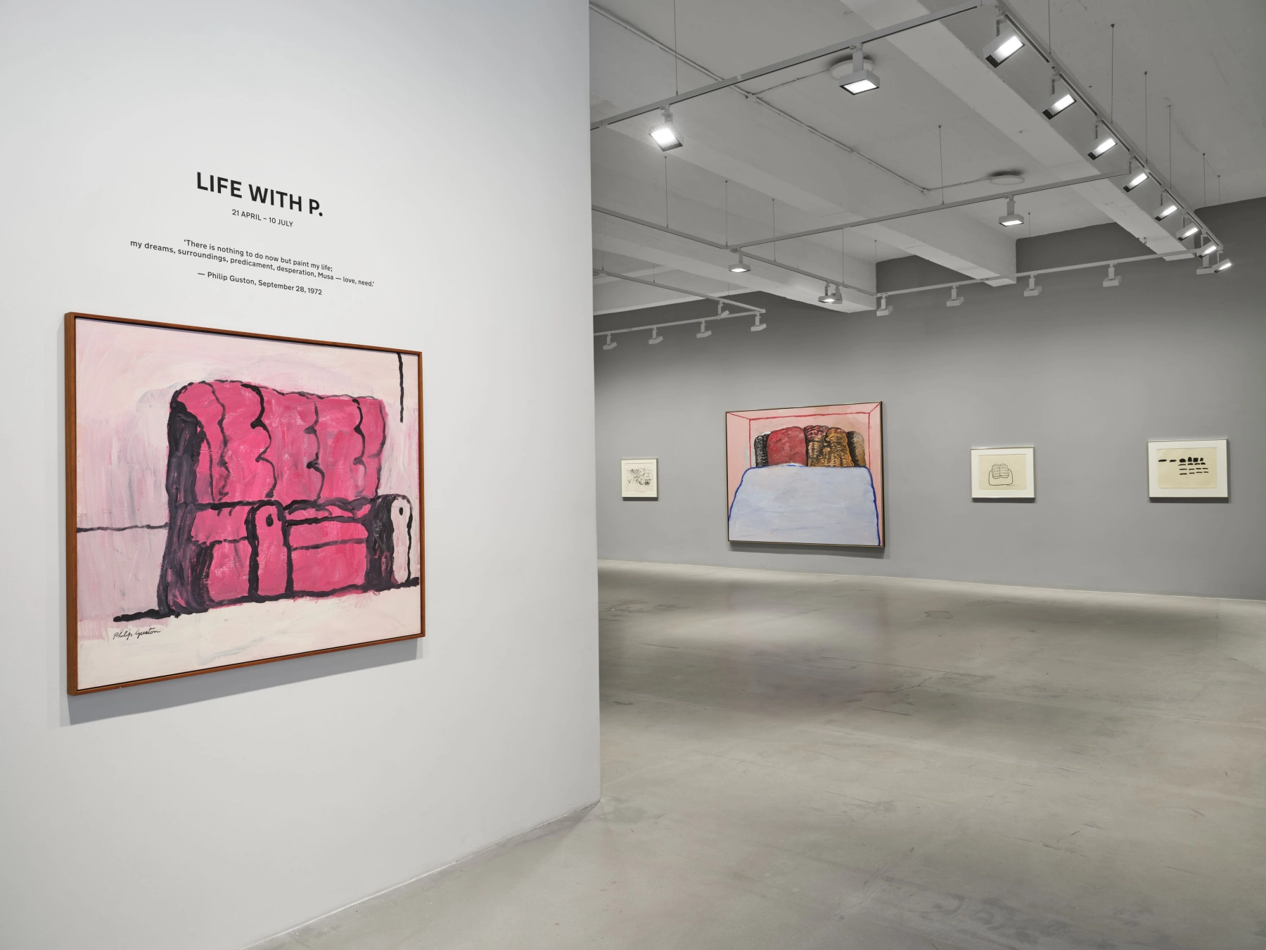Image for Life With P. Philip Guston: Paintings and Drawings 1964 - 1978, at Hauser & Wirth 18th Street