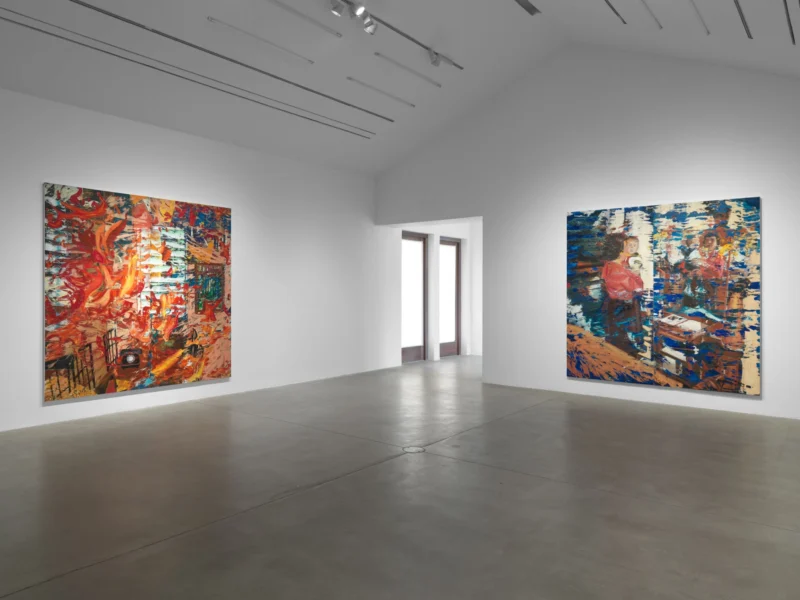Installation shot from Angel Otero: Agua Salada, @ Hauser & Wirth