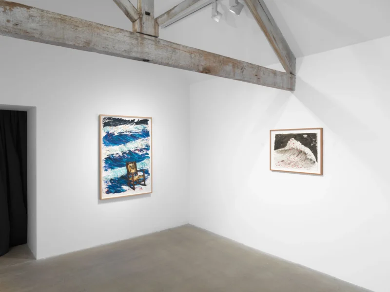 Installation shot from Angel Otero: Agua Salada, @ Hauser & Wirth