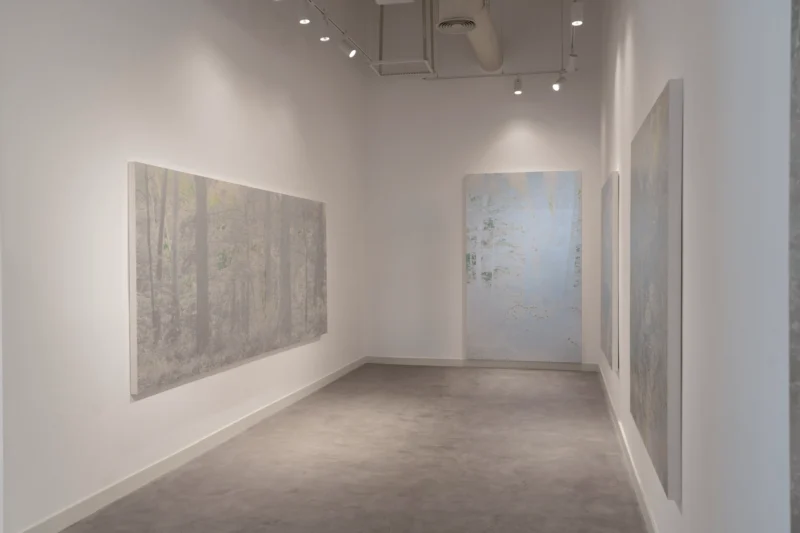Installation shot from Masayoshi Nojo: Hone Intuition, @ JD Malat Gallery