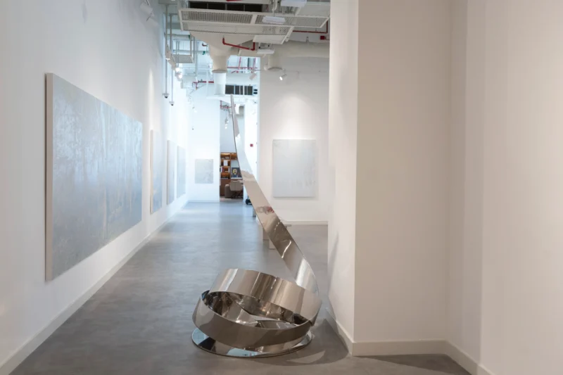 Installation shot from Masayoshi Nojo: Hone Intuition, @ JD Malat Gallery
