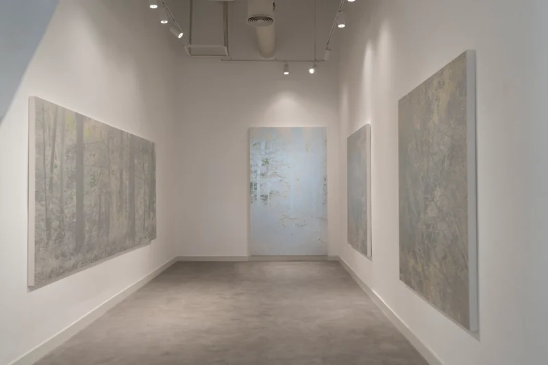 Installation shot from Masayoshi Nojo: Hone Intuition, @ JD Malat Gallery