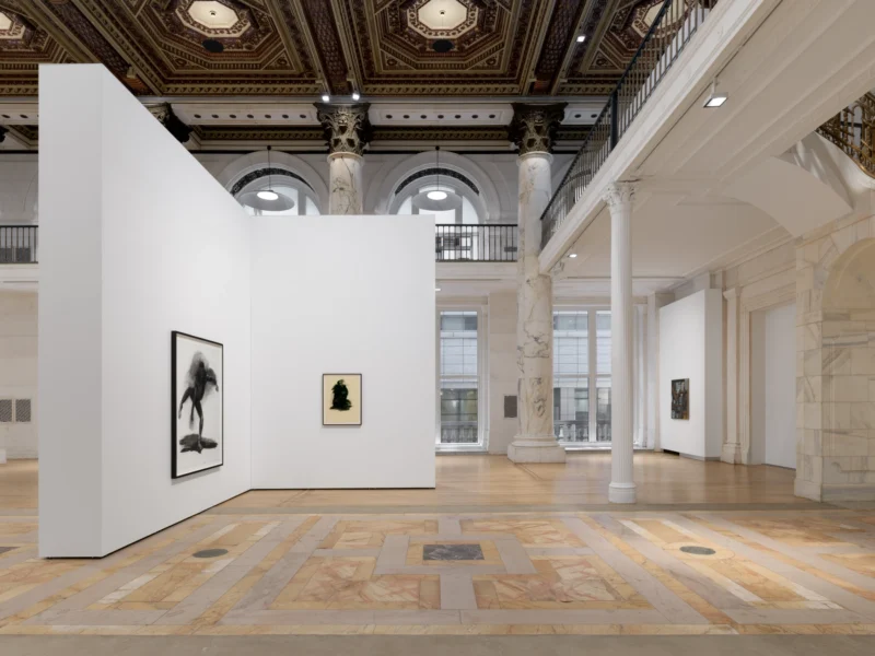 Installation shot from Lynette Yiadom-Boakye: Many A Moonlit Caveat, @ Jack Shainman Gallery