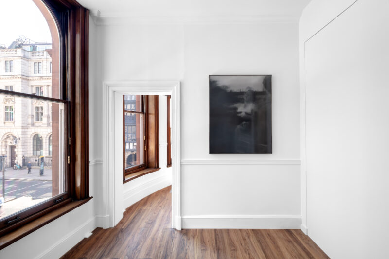 Installation shot from Jason Shulman: Moving Pictures, @ Ashley Saville