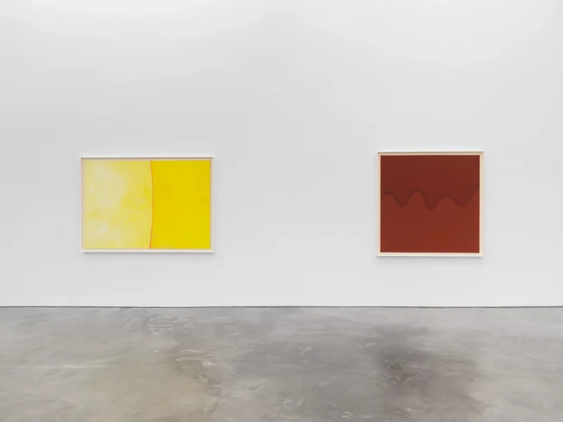 Installation shot from Huguette Caland: My Home, @ Lisson Gallery
