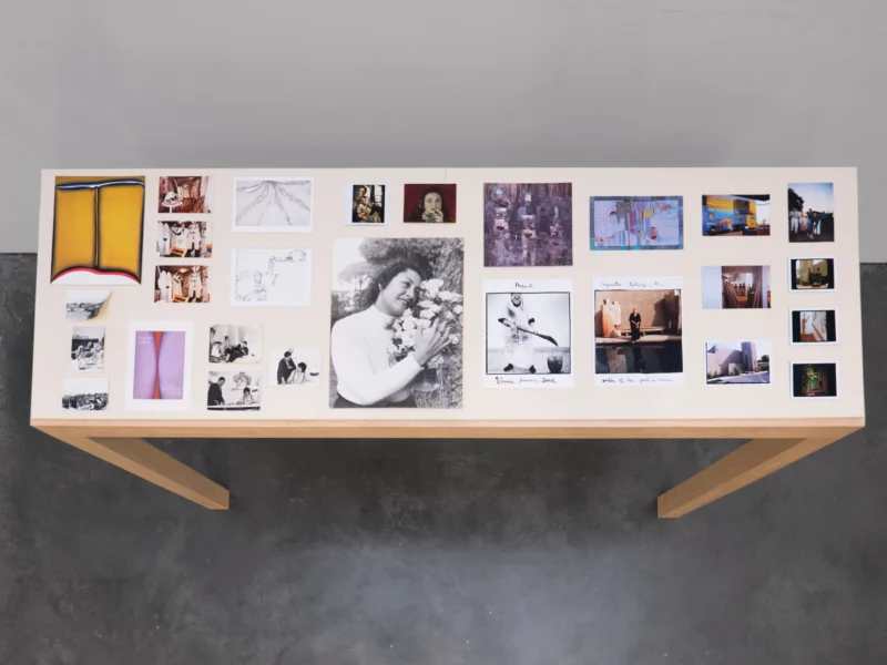 Installation shot from Huguette Caland: My Home, @ Lisson Gallery