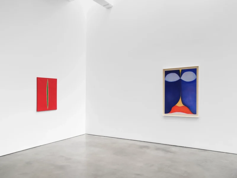 Installation shot from Huguette Caland: My Home, @ Lisson Gallery