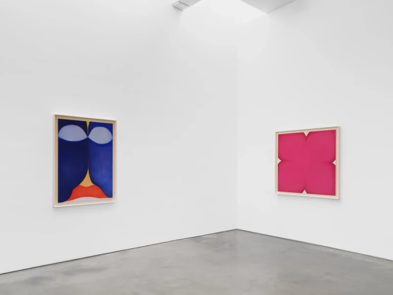 Installation shot from Huguette Caland: My Home, @ Lisson Gallery