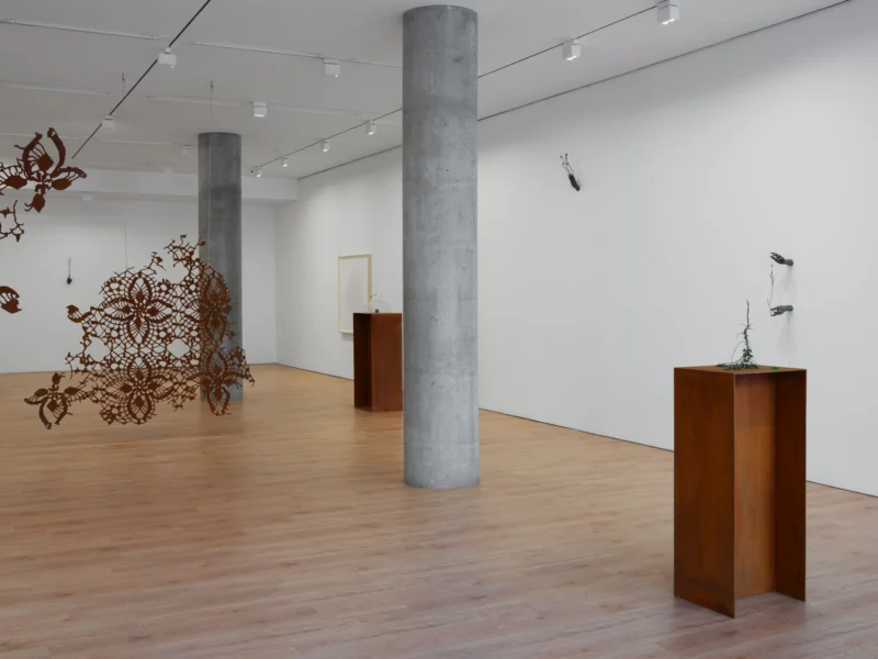 Installation shot from Kelly Akashi: Heirloom, @ Lisson Gallery