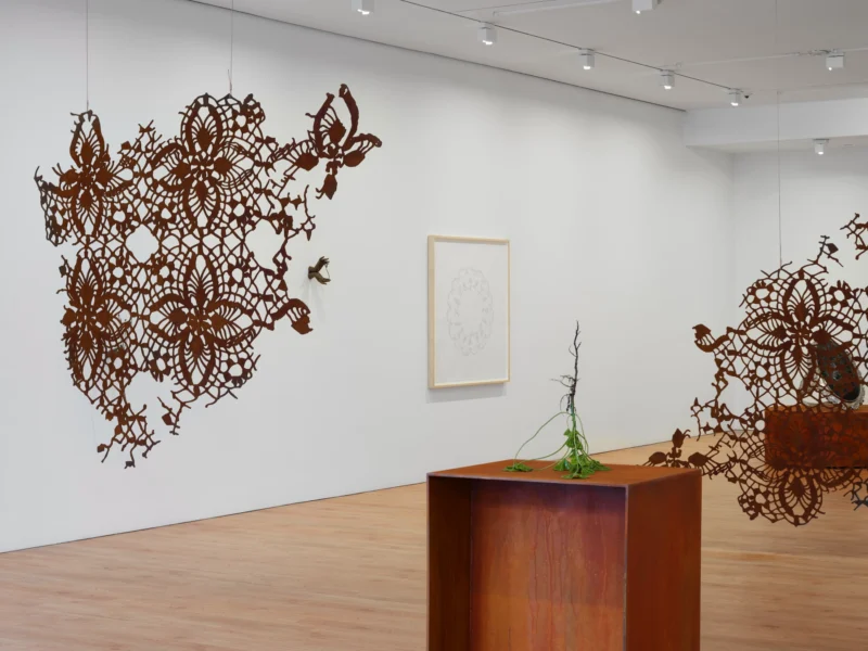 Installation shot from Kelly Akashi: Heirloom, @ Lisson Gallery