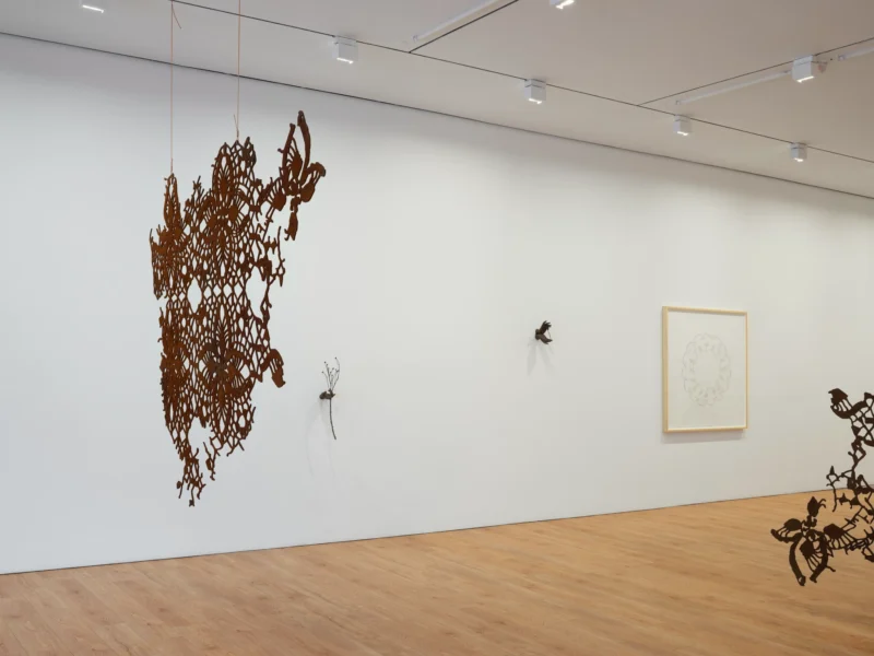 Installation shot from Kelly Akashi: Heirloom, @ Lisson Gallery