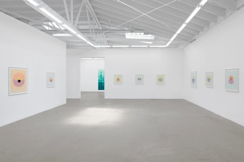 Installation shot from Melissa Huddleston: The Drops, @ Luis De Jesus Los Angeles