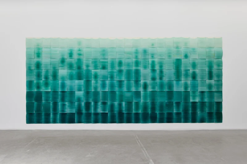 Installation shot from Melissa Huddleston: The Drops, @ Luis De Jesus Los Angeles