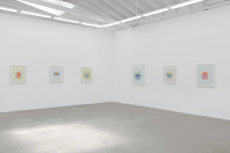 Installation shot from Melissa Huddleston: The Drops, @ Luis De Jesus Los Angeles