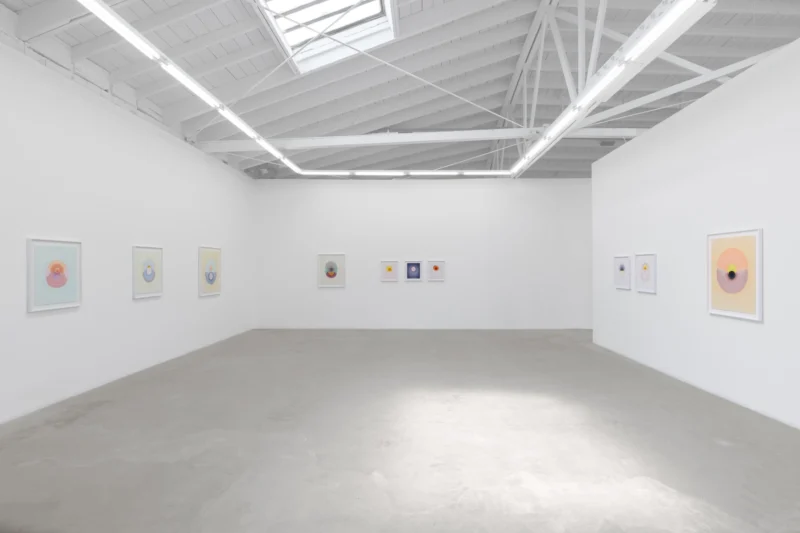 Installation shot from Melissa Huddleston: The Drops, @ Luis De Jesus Los Angeles