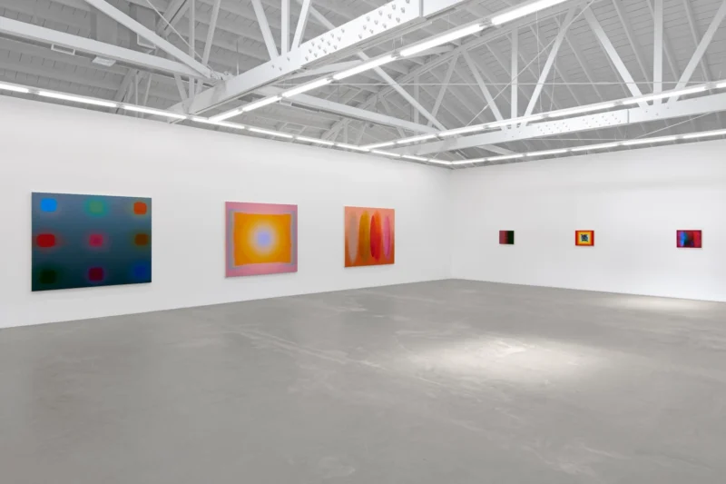 Installation shot from Nicolas Grenier: Flags, @ Luis De Jesus Los Angeles