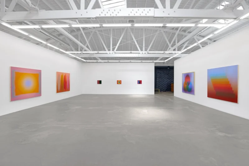 Installation shot from Nicolas Grenier: Flags, @ Luis De Jesus Los Angeles