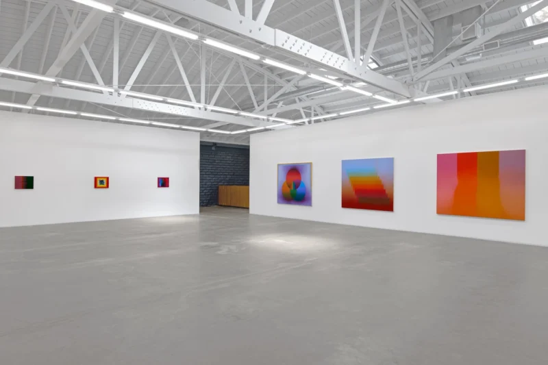 Installation shot from Nicolas Grenier: Flags, @ Luis De Jesus Los Angeles
