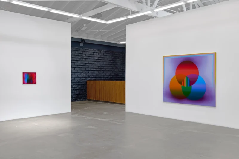 Installation shot from Nicolas Grenier: Flags, @ Luis De Jesus Los Angeles