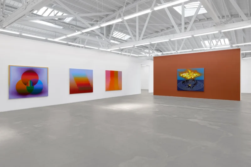 Installation shot from Nicolas Grenier: Flags, @ Luis De Jesus Los Angeles