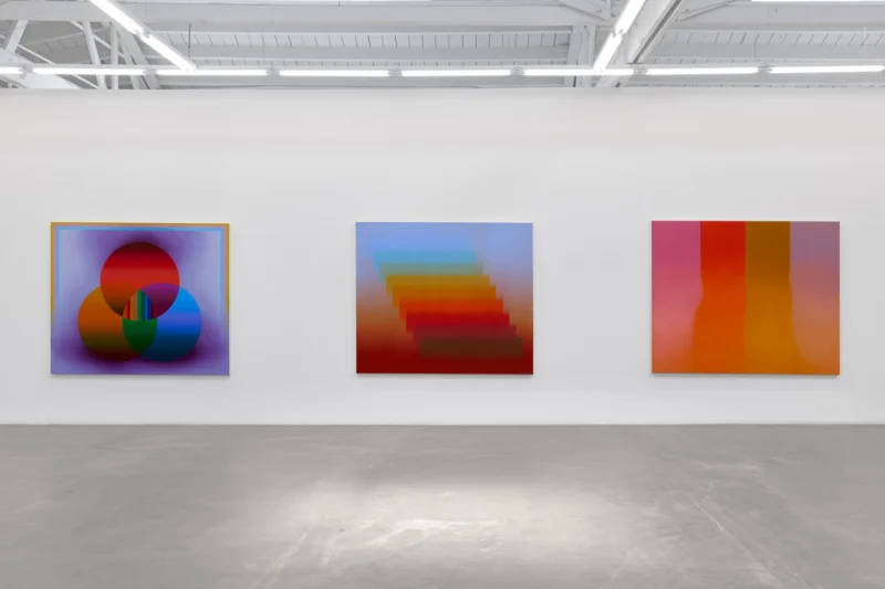 Installation shot from Nicolas Grenier: Flags, @ Luis De Jesus Los Angeles