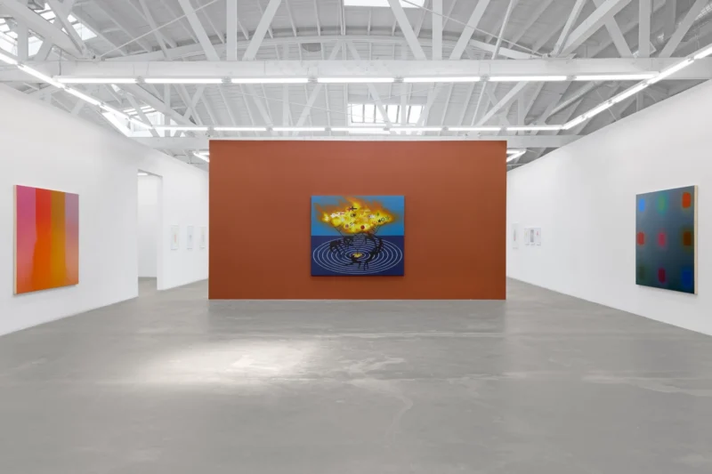 Installation shot from Nicolas Grenier: Flags, @ Luis De Jesus Los Angeles