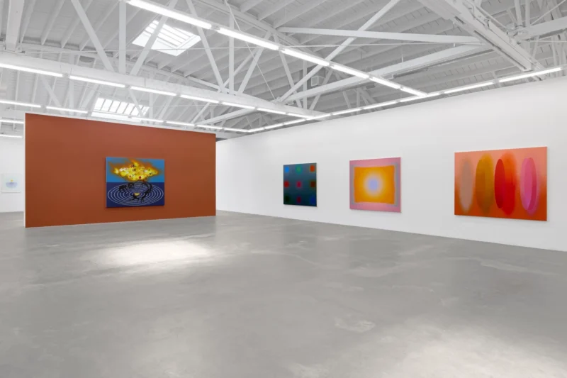Installation shot from Nicolas Grenier: Flags, @ Luis De Jesus Los Angeles