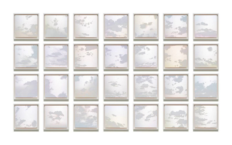 Unknown artist, Honokana Iro no Kumo (Clouds of a Barely Perceptible Color) Grid, 2026