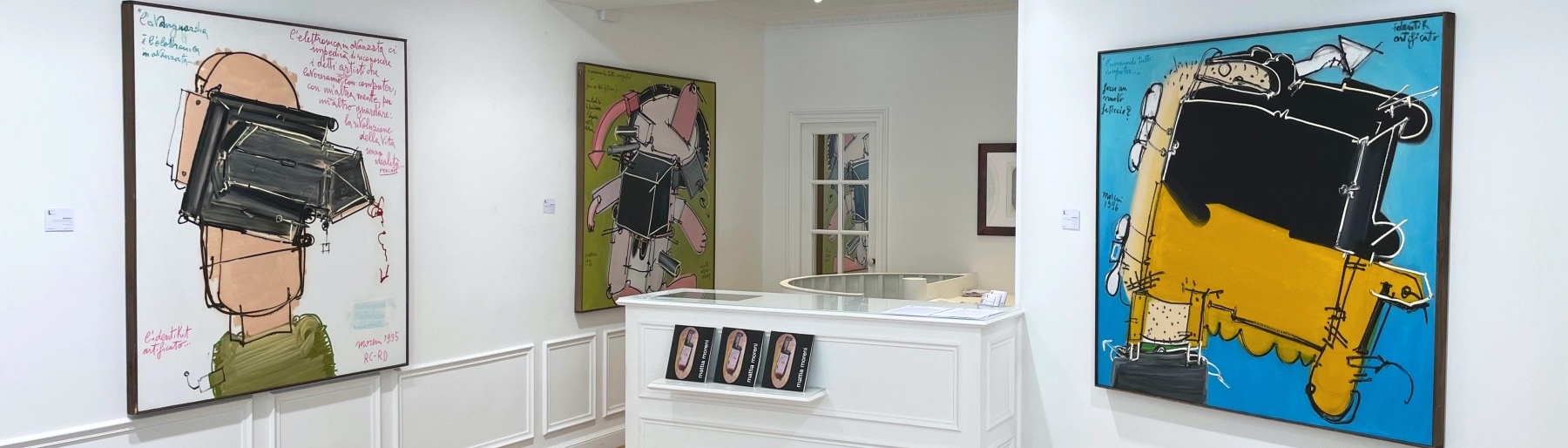 Image for our show of the day, Mattia Moreni: Un autre regarder, at Galleria d’Arte Maggiore g.a.m.