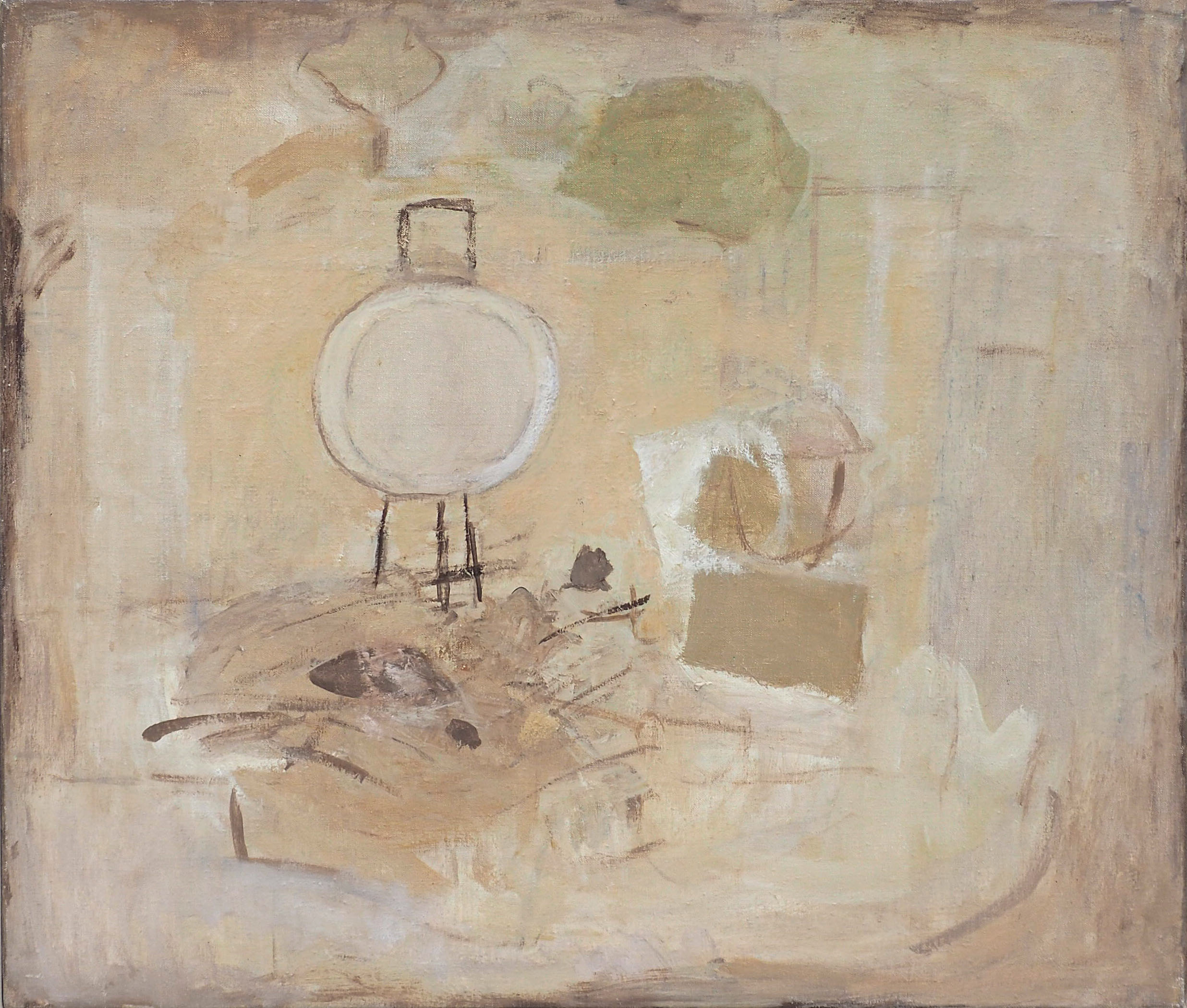 Mary Potter, Still Life with Lamp, 1979