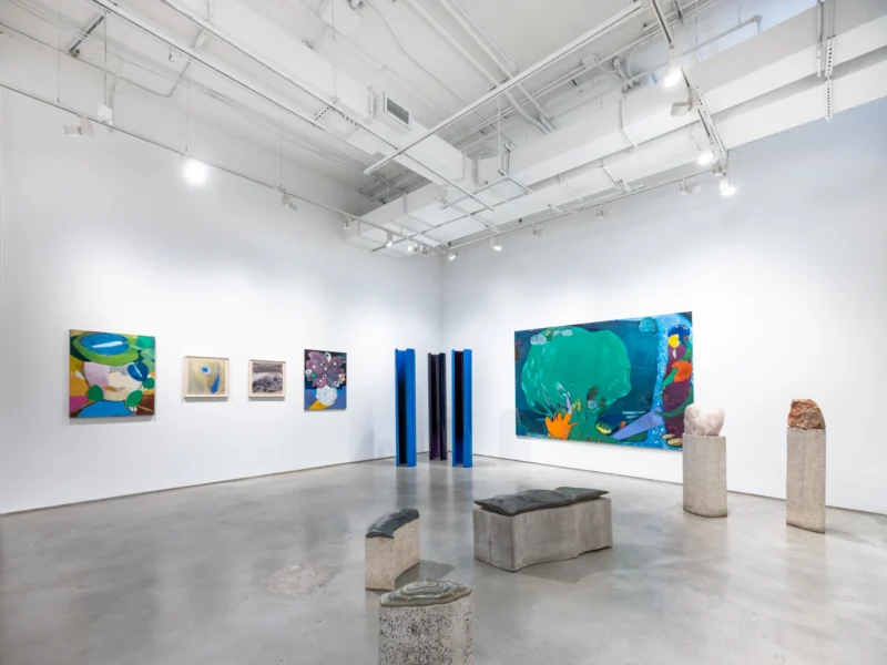 Installation shot from Amelia Toledo and Cristina Canale: On the Nature of Figures, @ Nara Roesler