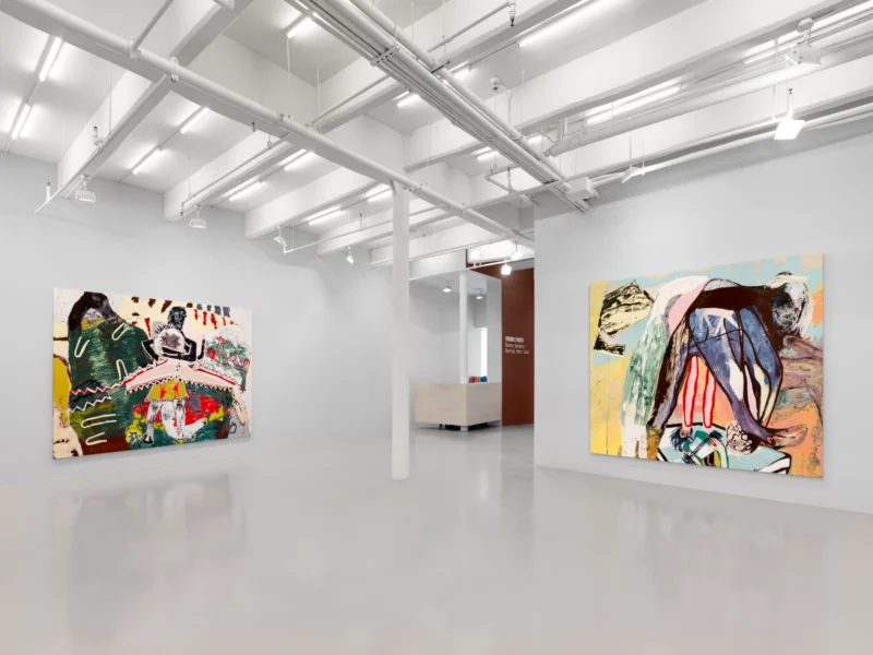 Installation shot from Virginia Chihota: Kutera mutsara / Hearing Inner Lines, @ Nicola Vassell Gallery