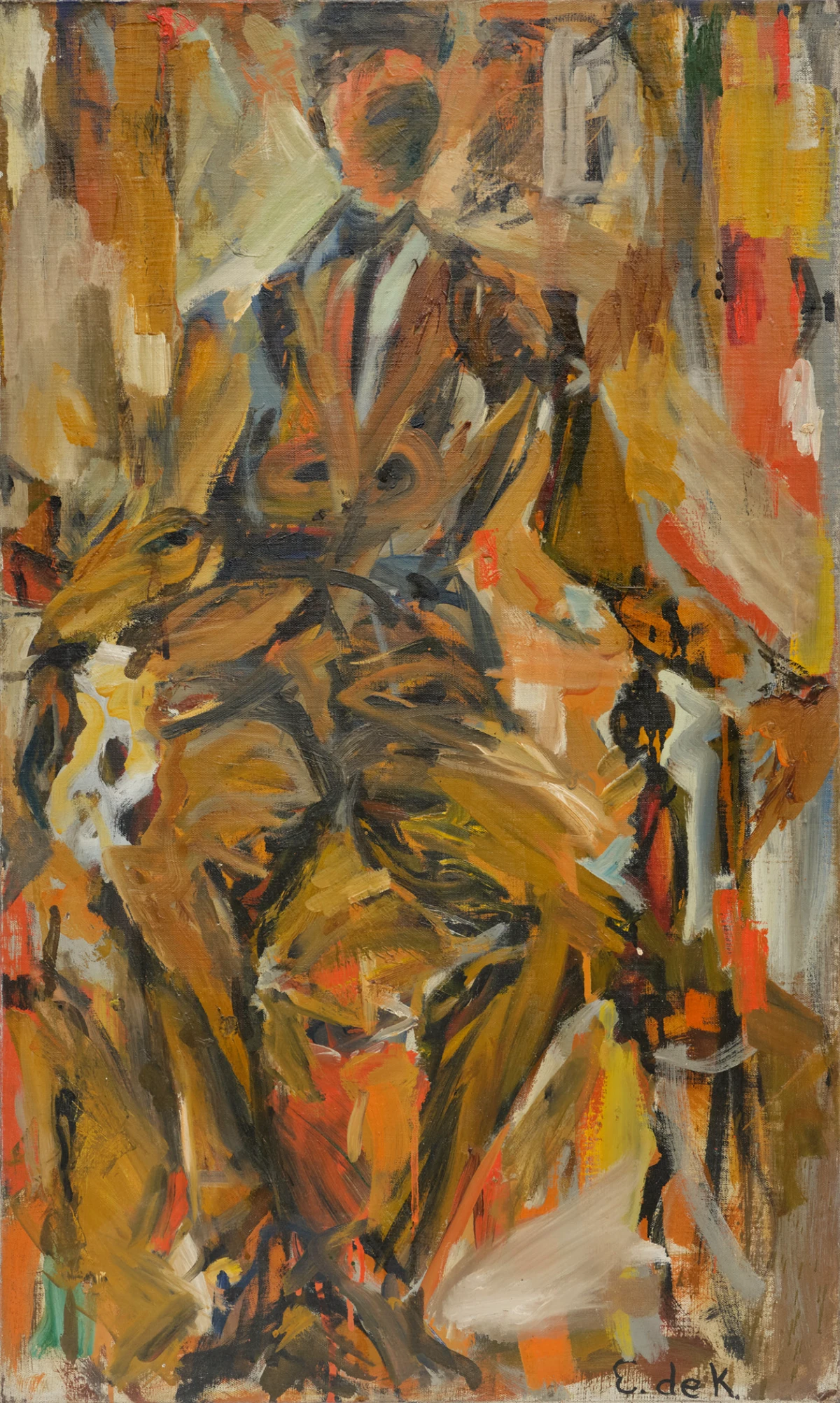 Elaine de Kooning, Portrait of Conrad, 1955