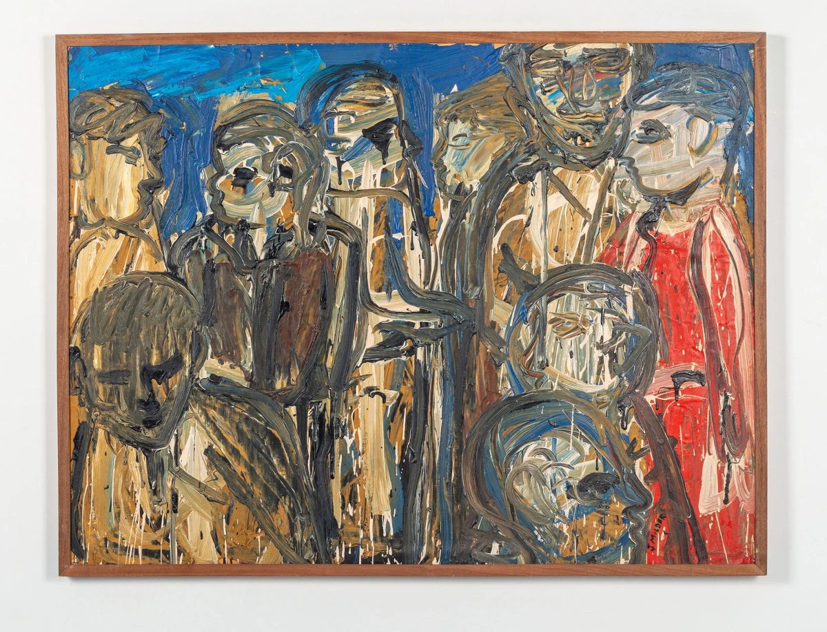 Jay Milder, Subway Figures #3, 1963