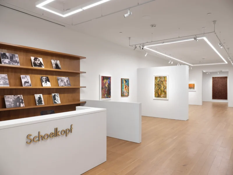 Installation shot from New York City Circa 1960: Works from the Collection of Robert A. Ellison, Jr., @ Schoelkopf