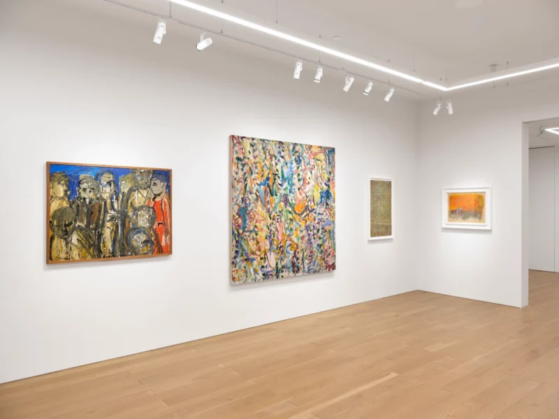 Installation shot from New York City Circa 1960: Works from the Collection of Robert A. Ellison, Jr., @ Schoelkopf