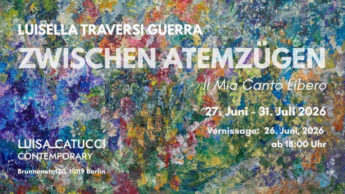 Image for Luisella Traversi Guerra: Zwischen Atemzügen – il mio canto libero, at Luisa Catucci Contemporary