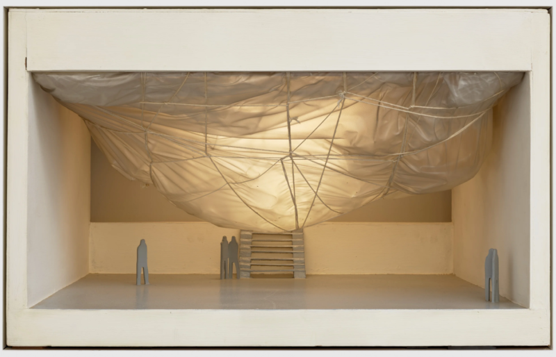 Christo, Air Package on a Ceiling (Project for the Institute of Contemporary Art, University of Pennsylvania, Philadelphia), 1968