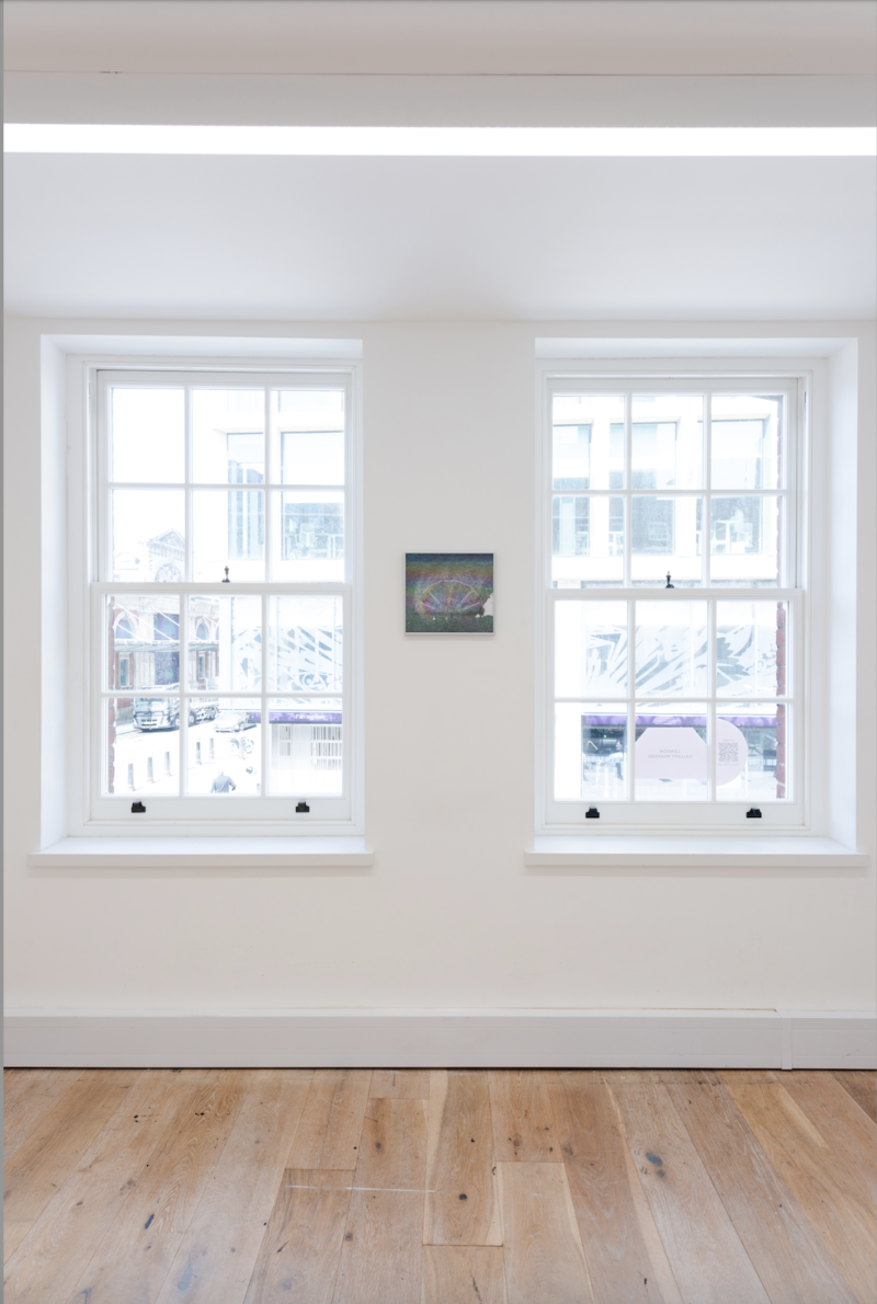 Installation shot from Giles Thackway: Shimmer, @ piloto pardo